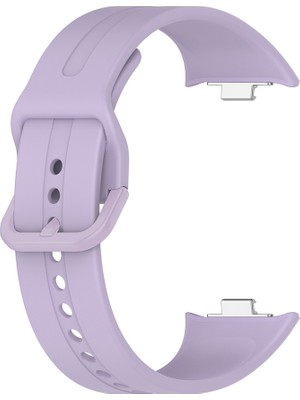 Dexmon Xiaomi Redmi Watch 4 5 6 / Xiaomi Smart Band 9 Pro 8 Pro Uyumlu Tokalı Çizgi Desenli Silikon Kordon