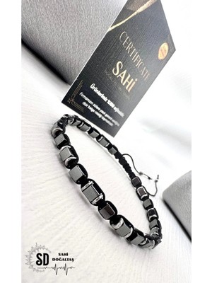 Sahi Doğaltaş Sertifikalı Sitrin Bolluk-Bereket-Köklenme Bilekliği