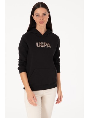 U.s. Polo Assn. Kadın Siyah Sweatshirt 50307711-VR046