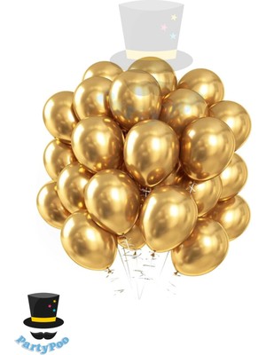 Metalik Gold Renk Balon 20'li