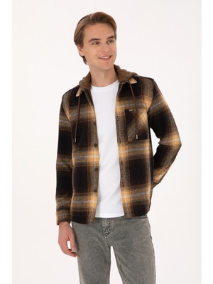 U.s. Polo Assn. Erkek Kahverengi Dokuma Mont 50308139-VR029