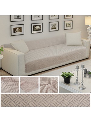 Sycamore Home Kaymaz Tabanlı Koltuk Örtüsü 175X215 cm – Altı Polarlı, Örme Kumaş, Çekyat ve Kanepe Uyumlu