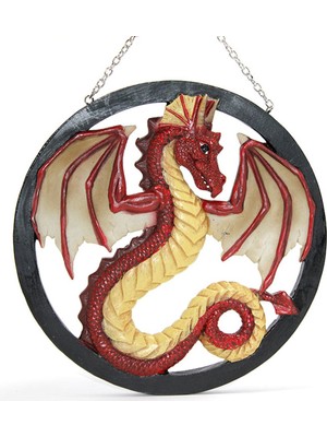 Tbl Dekor Duvara Asmalı Polyester Dragon Pano