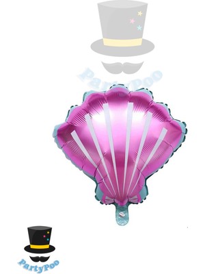 Pembe Deniz Kabuğu Folyo Balon 55 cm