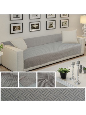 Sycamore Home Kaymaz Tabanlı Koltuk Örtüsü 175X215 cm – Altı Polarlı, Örme Kumaş, Çekyat ve Kanepe Uyumlu