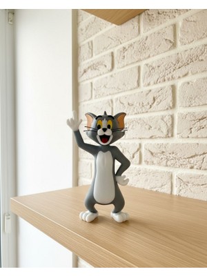 Zero Land Sptrns Tom Kedi Biblo 22 cm Hediyelik Dekoratif Ev Ofis Aksesuarı