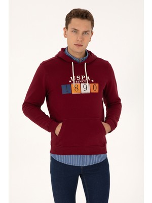 U.s. Polo Assn. Erkek Bordo Sweatshirt 50316364-VR014