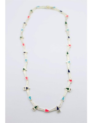 Royaleks Taşlı Marka Kolye - Altın