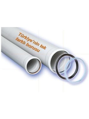 Verto Ege Yıldız 50X2000 Pvc Boru 1,8 mm