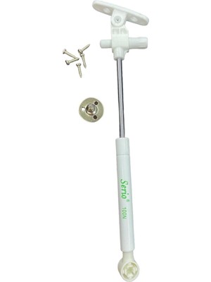 Verto Ennalbur Frenli Gazlı Dolap Kapağı Pistonu 100 N Beyaz