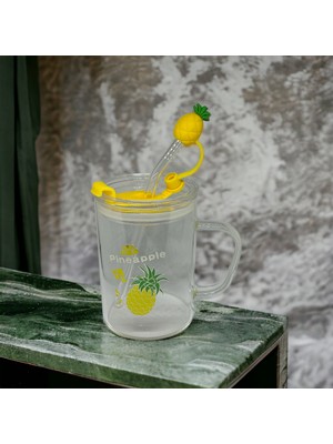 Verto Ananas Tasarımlı Kupa Bardak
