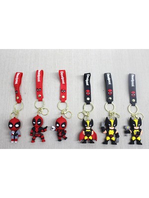 Verto Deadpool Wolverine Silikon Anahtarlık