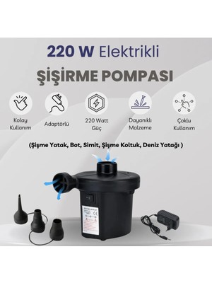 Verto Iki Yönlü Elektrikli Hava Pompası