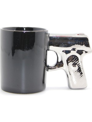 Verto Porselen Silahlı Kupa Bardak Model 2