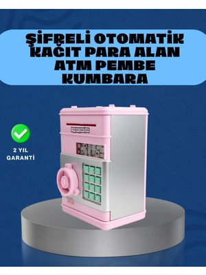 Verto Şifreli Elektronik Para Biriktirme Kumbarası Büyük Kapasiteli