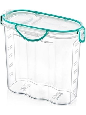Inura Global® Kilitli Kapaklı Contalı Hava,su Sıvı Geçirmez 1,7 Litre Erzak Saklama KABI-SA585