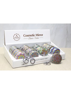 Verto Taşlı El Aynası Anahtarlık Model 6