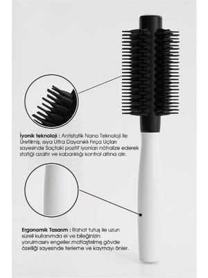 Verto Isıya Dayanıklı Fön Saç Fırçası