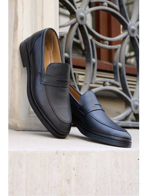 Vantaggio Shoes Malaga Kahverengi %100 Hakiki Deri Erkek Comfort Ayakkabı