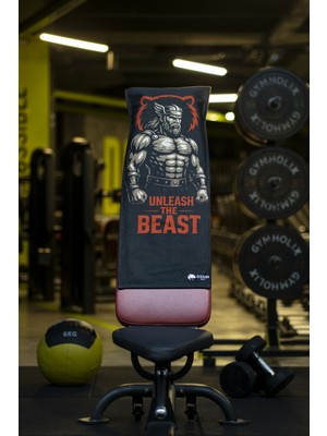 Oxium Bear Pamuklu Yeni Nesil Fitness Spor Havlusu - Dijital Baskılı - Hızlı Kuruyan Mikrofiber | Viking