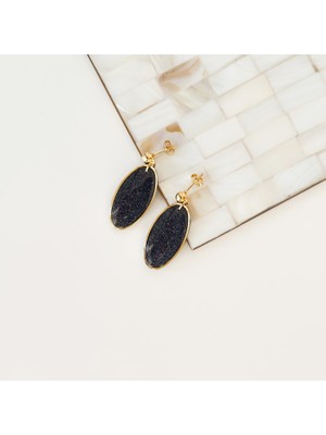 Vesce Atelier Ries Handmade Oval Küpe