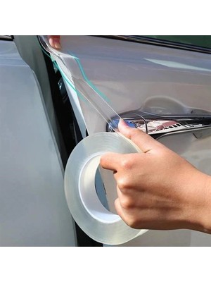 Mey İthalat Şeffaf Su Geçirmeyen  Dayanıklı Kolay Yapışan Çizilmeye Dayanıklı Oto Darbe Koruyucu Bant