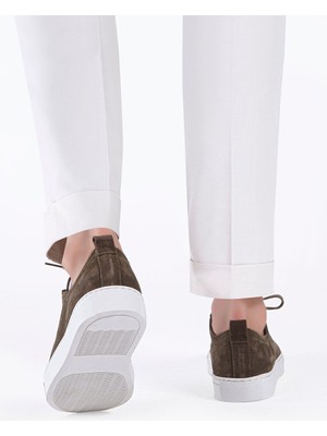 Vantaggio Shoes Valon Bağcıklı Delikli Süet Erkek Sneaker Ayakkabı