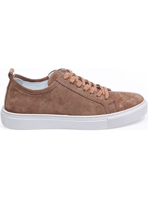Vantaggio Shoes Valon Bağcıklı Delikli Süet Erkek Sneaker Ayakkabı