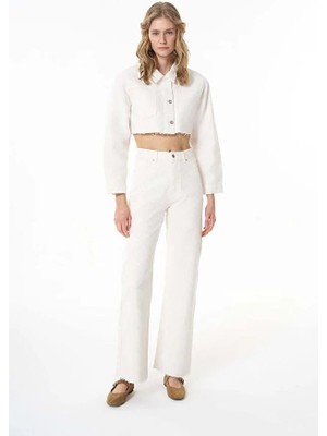 Quzu Kadın Kanvas Pantolon