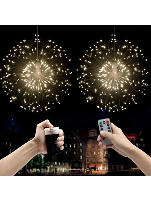 findit fişli asılı  ışıkları 120 led ampul bakır tel şerit ışık (2818)