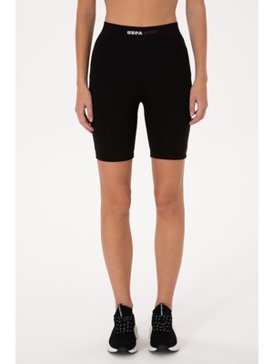 U.S. Polo Assn. Kadın Siyah Şort (Örme) 50270238-VR046