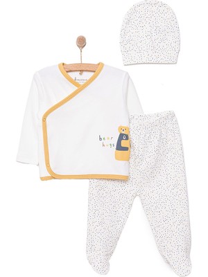 Bebbek Bebbek, Erkek, Zıbın-Şapka-Patikli Alt, Bebe Yaka