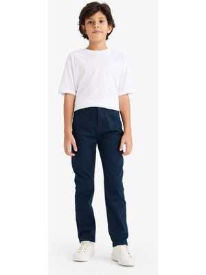 DeFacto Düz Paça Gabardin Pantolon Erkek Çocuk X4224A626SP