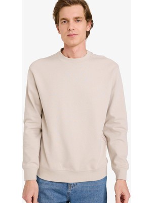 DeFacto Bisiklet Yaka Basic Düz Sweatshirt G6721AX25AU
