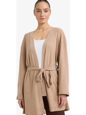 DeFacto Regular Fit Wrap Yaka Welsoft Pelüş Uzun Kollu Sabahlık G3155AX25WN