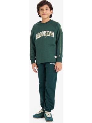 DeFacto Beli Lastikli Baskılı Eşofman Altı Erkek Çocuk G6372A826SP