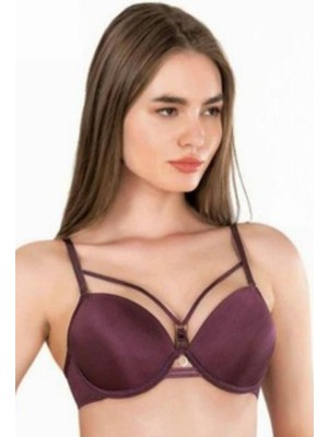 Hazego Micro Kaplı Push-Up Fantazi Sütyen Kadın 7008