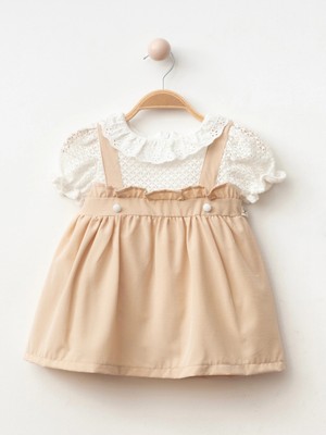 Lumia Baby Dantel Detaylı Kız Bebe Elbise