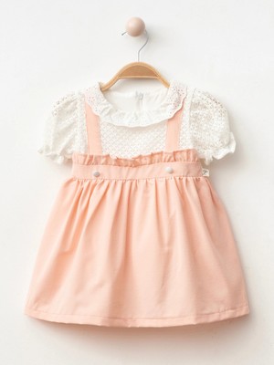 Lumia Baby Dantel Detaylı Kız Bebe Elbise
