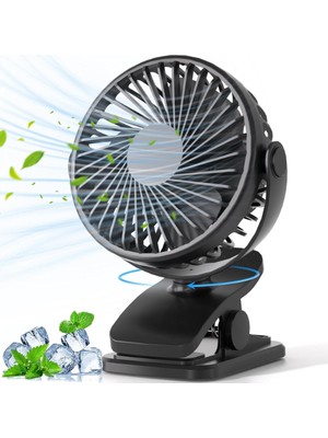 İlk El Grup Masaüstü Şarjlı Klipsli Portatif Fan  (IEG34)