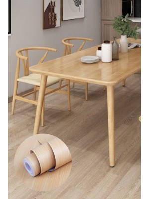 İlk El Grup Ahşap Görünümlü Kendinden Yapışkanlı Kaplama Folyosu 5 Metre (IEG34)