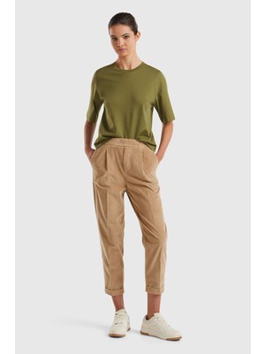 United Colors Of Benetton Taba Kadın / Kız Yetişkin Pantolon Model Kodu: ( 4HA2556K434A)