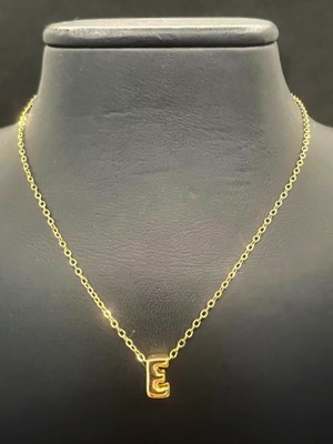 Sevas Gold Kadın Altın Renk Zincirli Harf Kolye