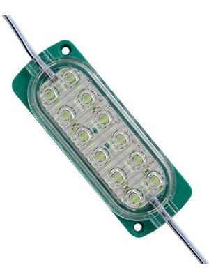 Powermaster 24 Volt 2.4 Watt Tek Renk Yeşil 2835 Modül LED