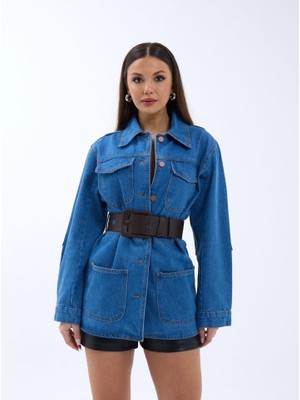 Wmpulse 6578 Kot Ceket-Mavi