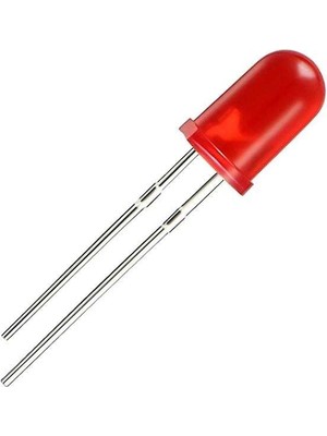Halmet Mantar LED 5mm Kırmızı