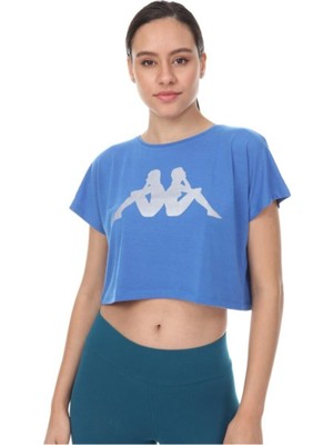 Kappa Kadın Mavi Saks  Bastyy Tshirt