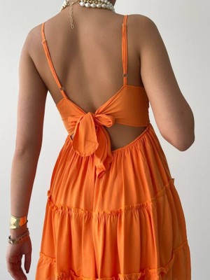 Wmpulse Nivel Göğsü Büzgülü Elbise