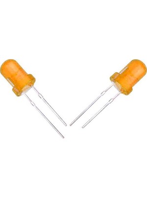 Halmet Mantar LED 4.8mm Turuncu