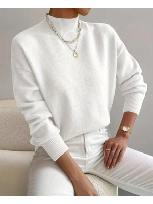 Wmpulse Kadın Uzun Kollu Balıkçı Yaka Triko Bluz